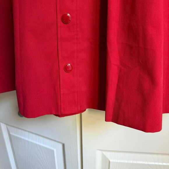 Pleated cotton twill skirt - Picture 4 of 8